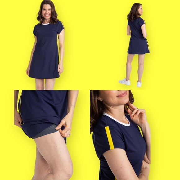 Kinona Dresses & Skirts - Kinona *FINAL DROP* Golf Tennis Shortsleeved Dress w/ shorts NWT